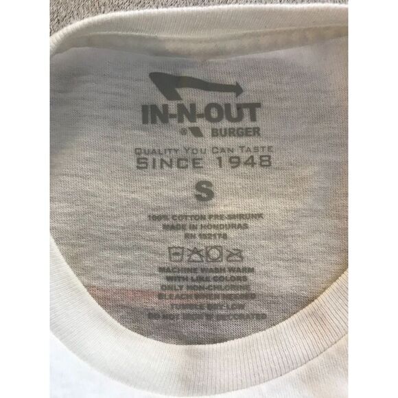 In-N-Out‎ Burger Arizona Shirt Mens Small Palm Trees Graphic Short Sleeve White - Picture 4 of 5